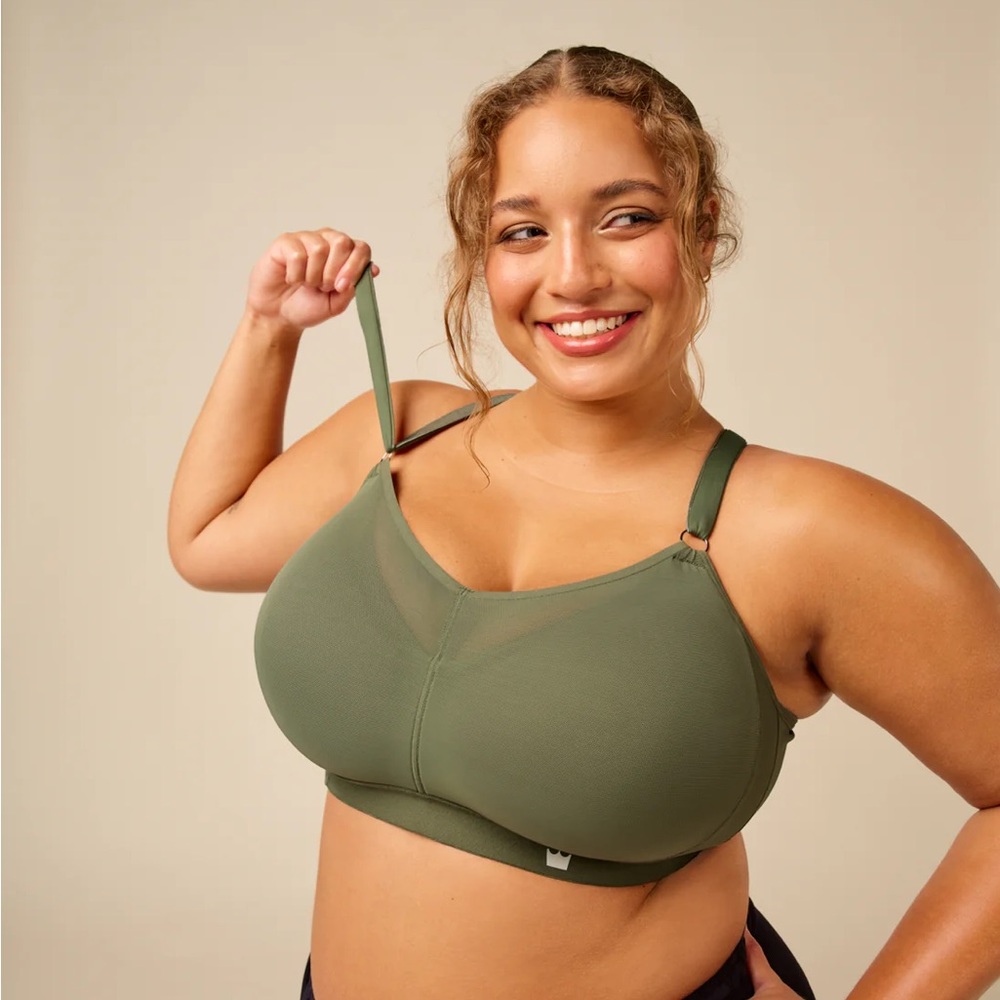 SHEFIT Full Coverage Bra Deep Lichen Green